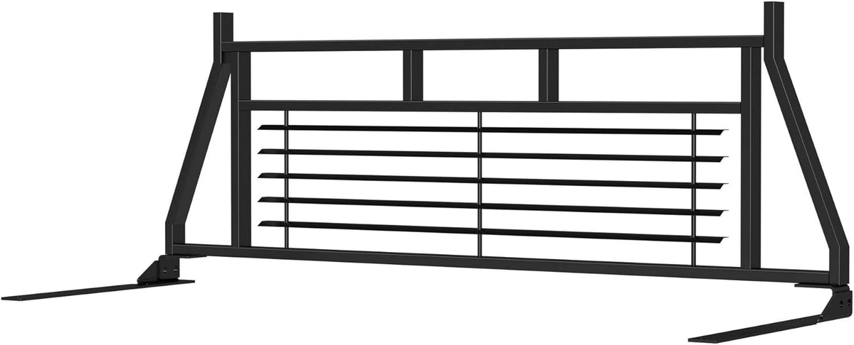 Black Steel Truck Headache Rack Cab Protector Y47374