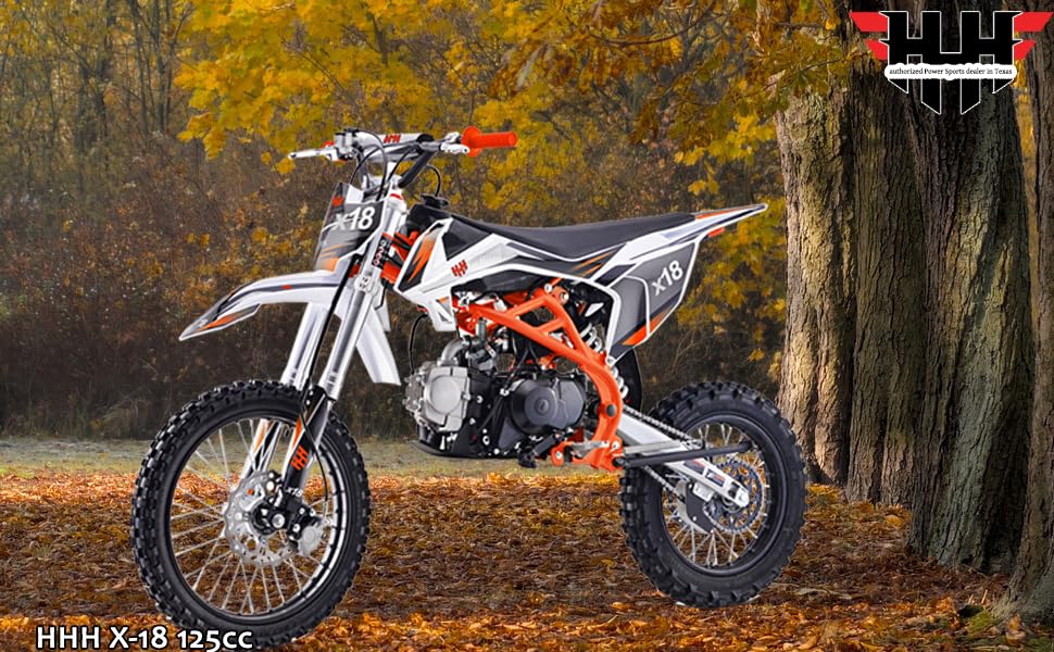 125cc Dirt Bike with 17/14 inch Tires J172