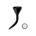 Wide Mouth Plastic Oil Funnel with Flexible Extension Nozzle and Mesh Screen Filter O4076