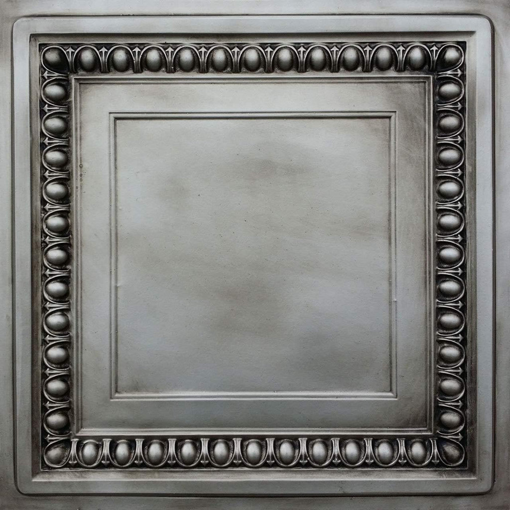 PVC 2' x 2' Glue-up or Lay-in Ceiling Tile, White Matte, 25 T304767