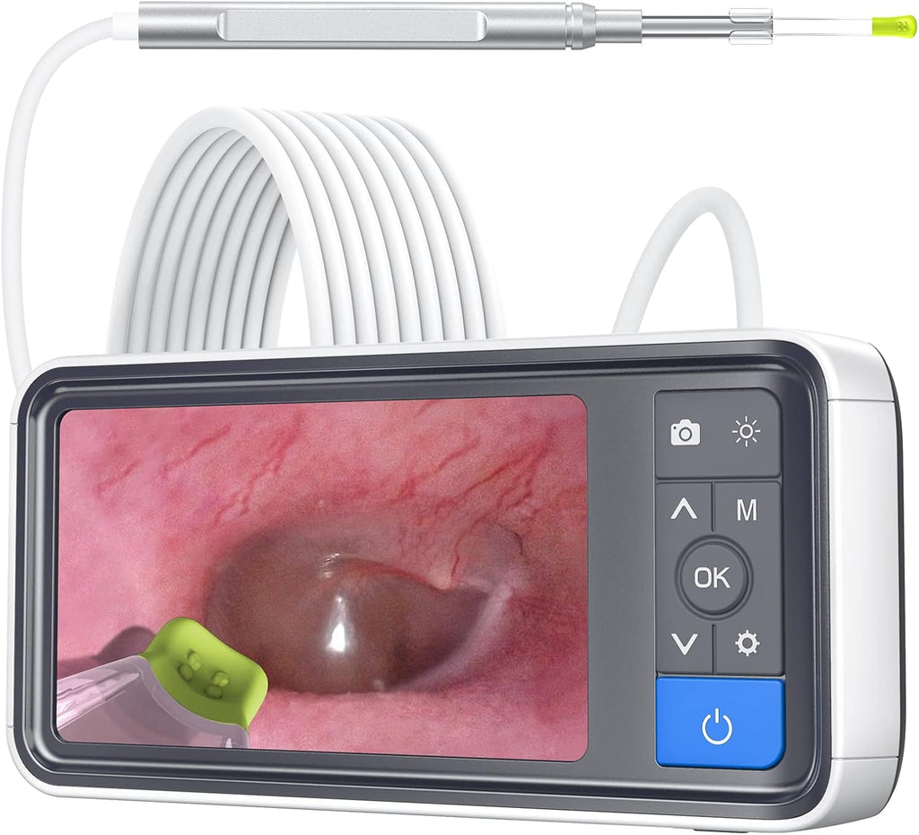 1080P HD Otoscope Ear Camera and Wax Remover with IPS Screen J52440