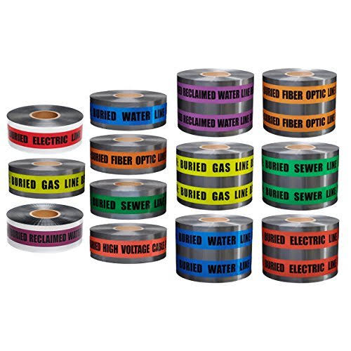 Detectable Tape 3 in. x 1000 ft. Blue X94942