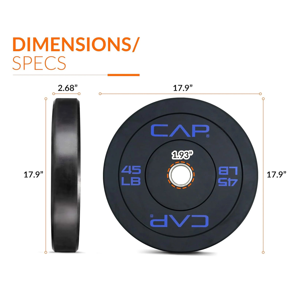 Olympic Rubber Bumper Plates S368380