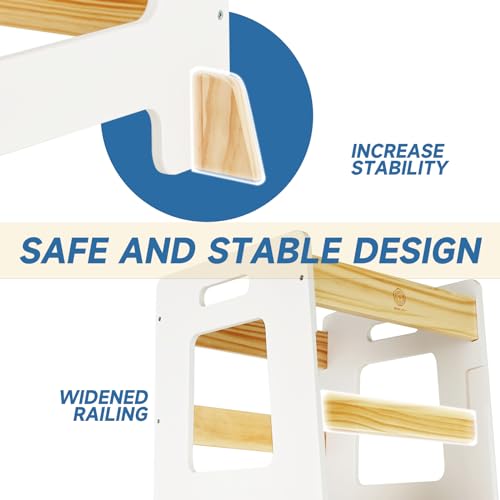 Green Height Adjustable Anti-Slip Kitchen Step Stool B74145