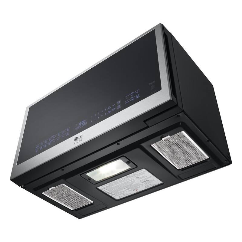 30 in. 1.7 cu. ft. Over-the-Range Smart Convection Microwave Oven with Air Fry B6024