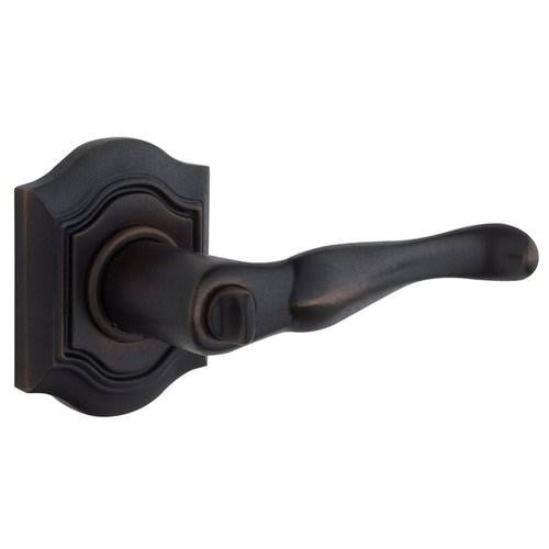 Satin Brass/Brown Lever Pair E77055