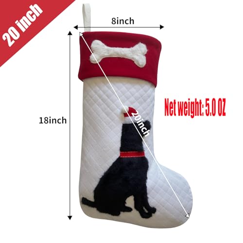 20 inch Dog Christmas Stockings L8655