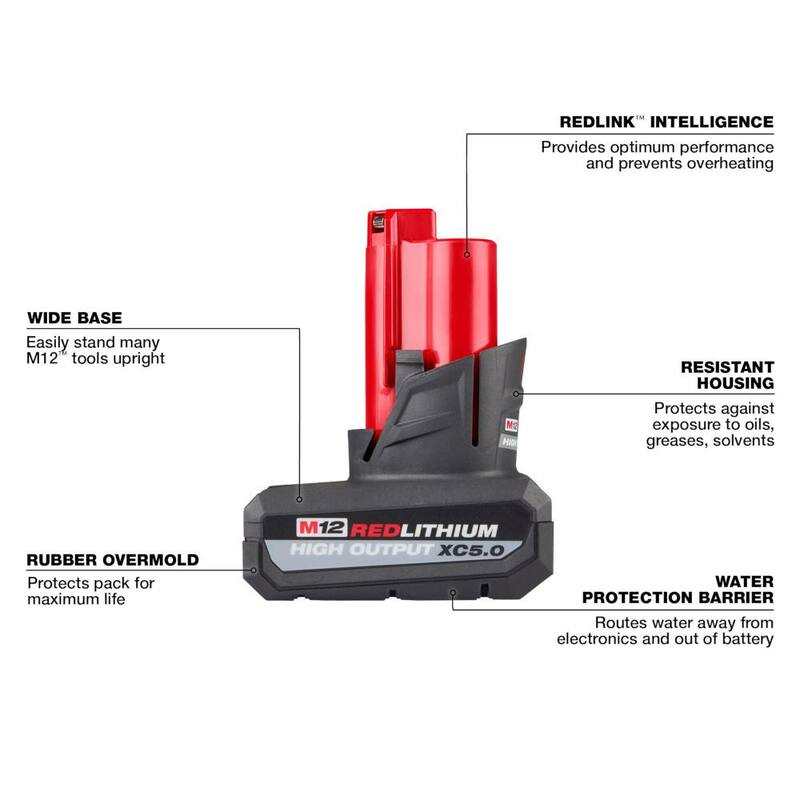 12V Lithium-Ion 5 Ah Battery 2-Pack N423319