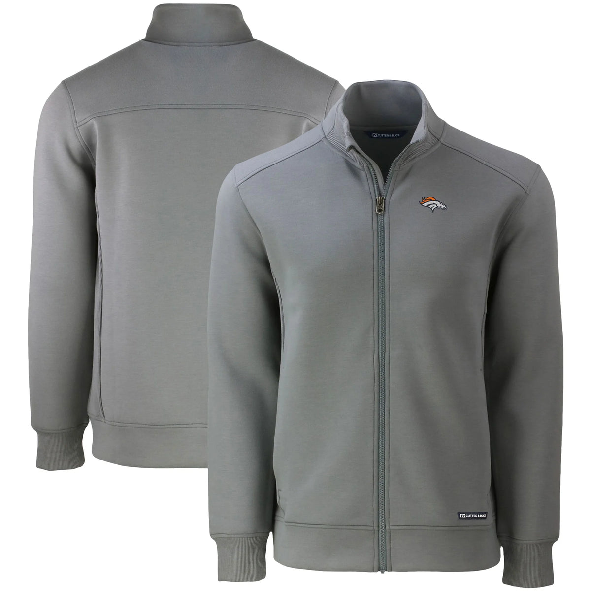 Gray Denver Broncos Full-Zip Jacket Q61290