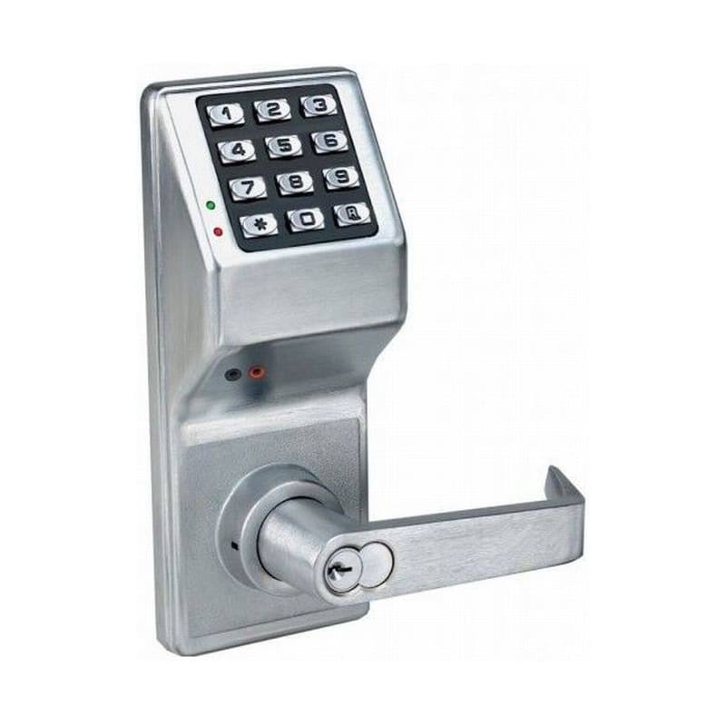 Satin Chrome Electronic Digital Keypad Lever I819