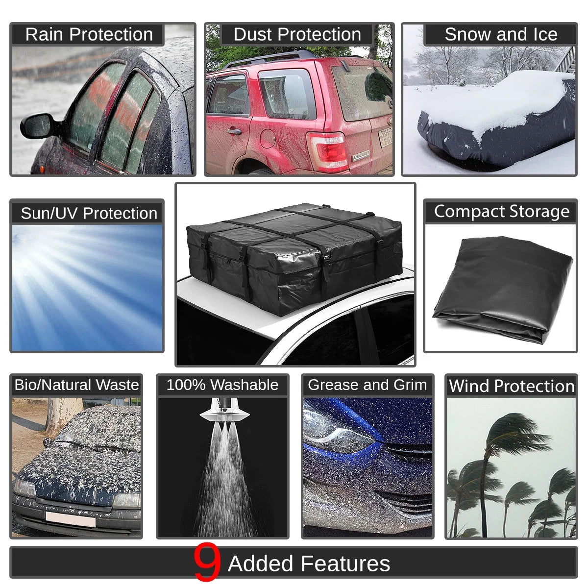 Roof Top Rack Waterproof Luggage Storage Bag B429800
