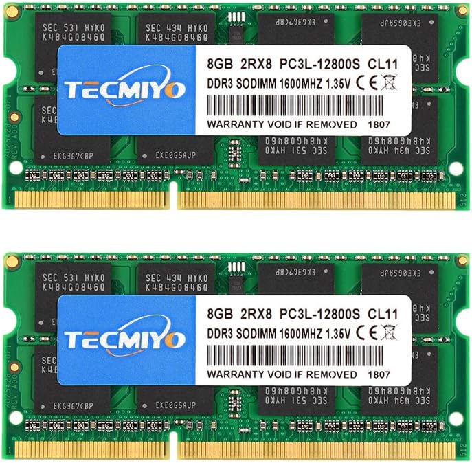 16GB Kit (2x8GB) DDR3 / DDR3L 1600MHz UDIMM Non ECC Unbuffered Desktop RAM Memory Module B443442
