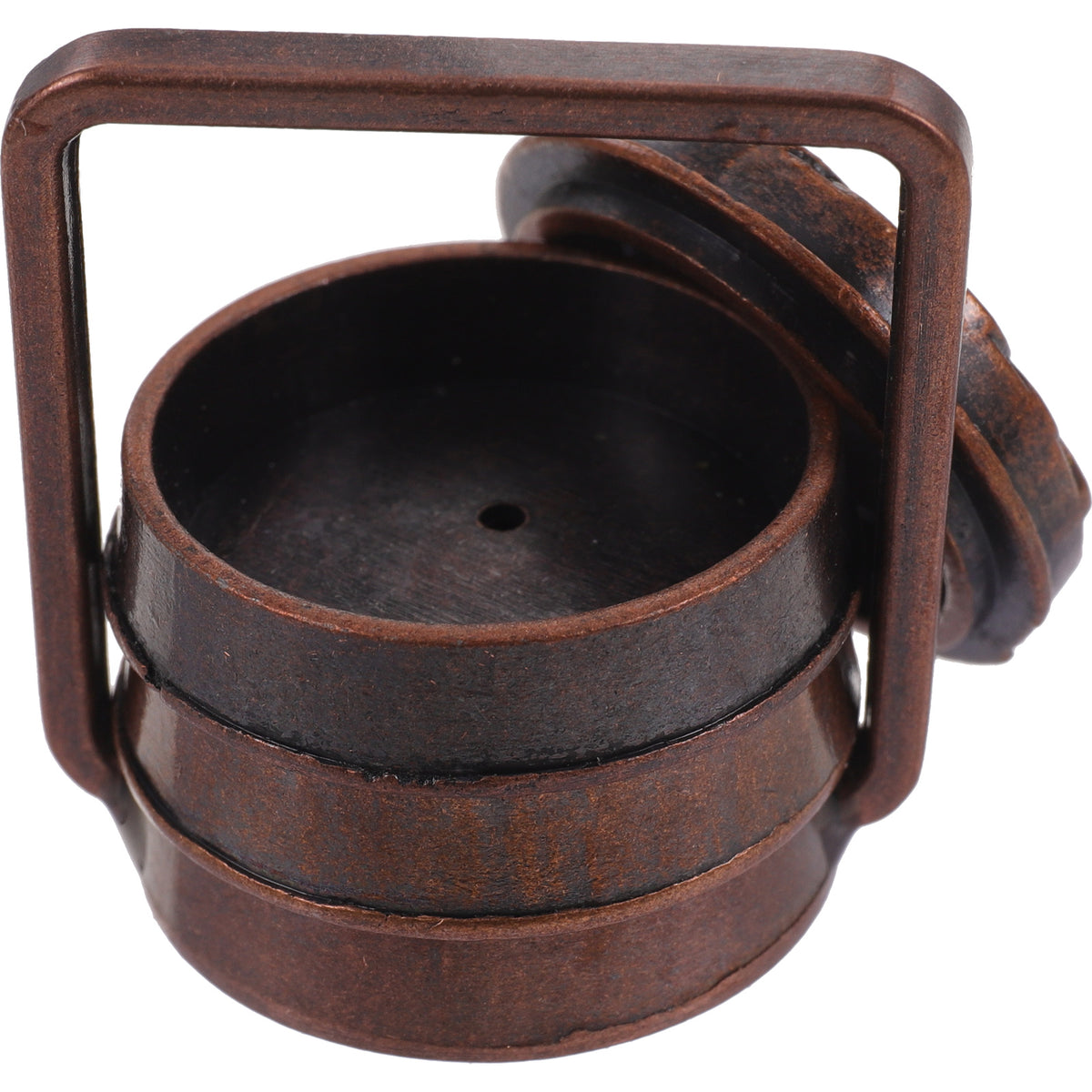 2pcs Small Metal Basket Miniature Doll House Decor M339