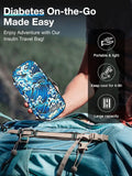 Insulin Cooler Travel Case and 4 Nylon Ice Packs R458