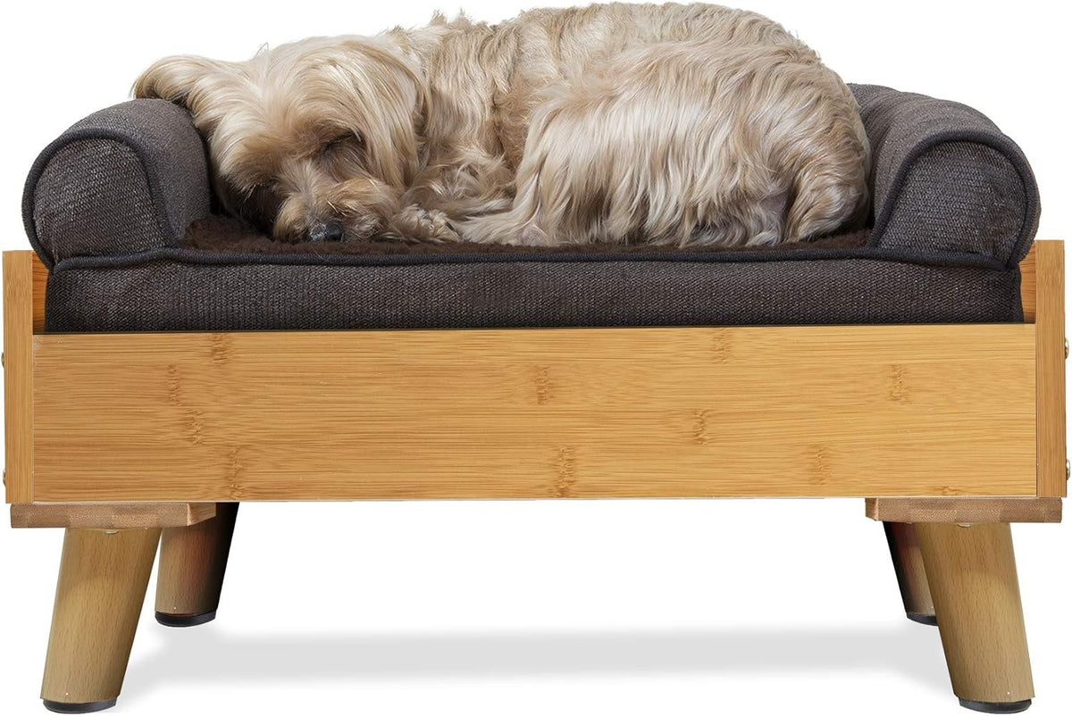 Gray Wash Elevated Dog Bed Frame O361
