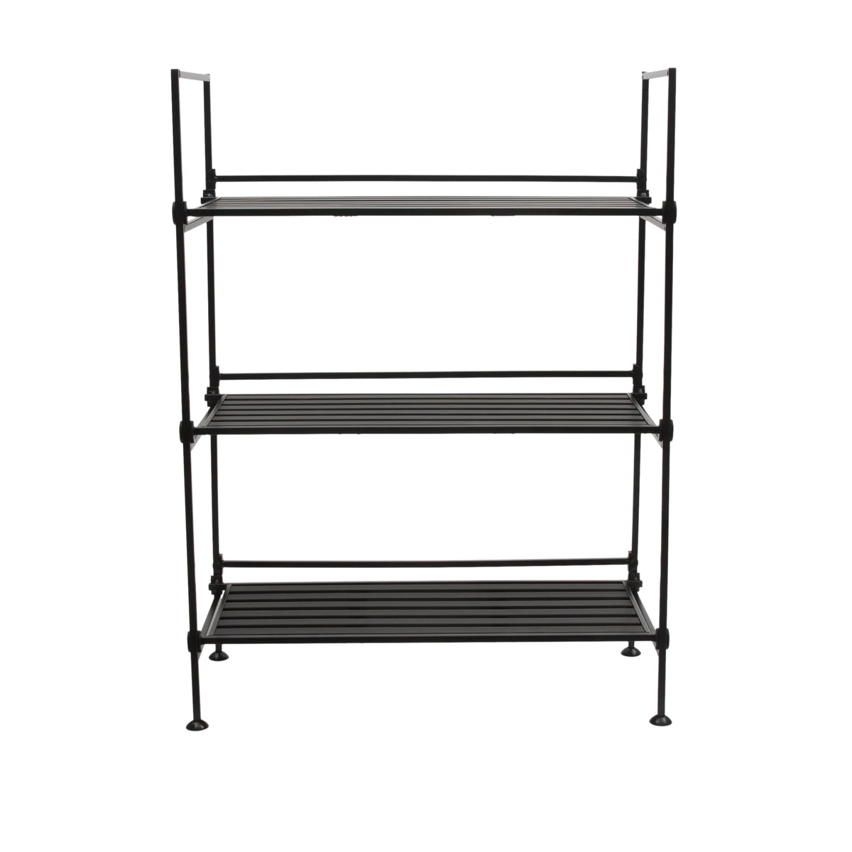 3 Tier Freestanding Storage Shelf Unit in Espresso M284329