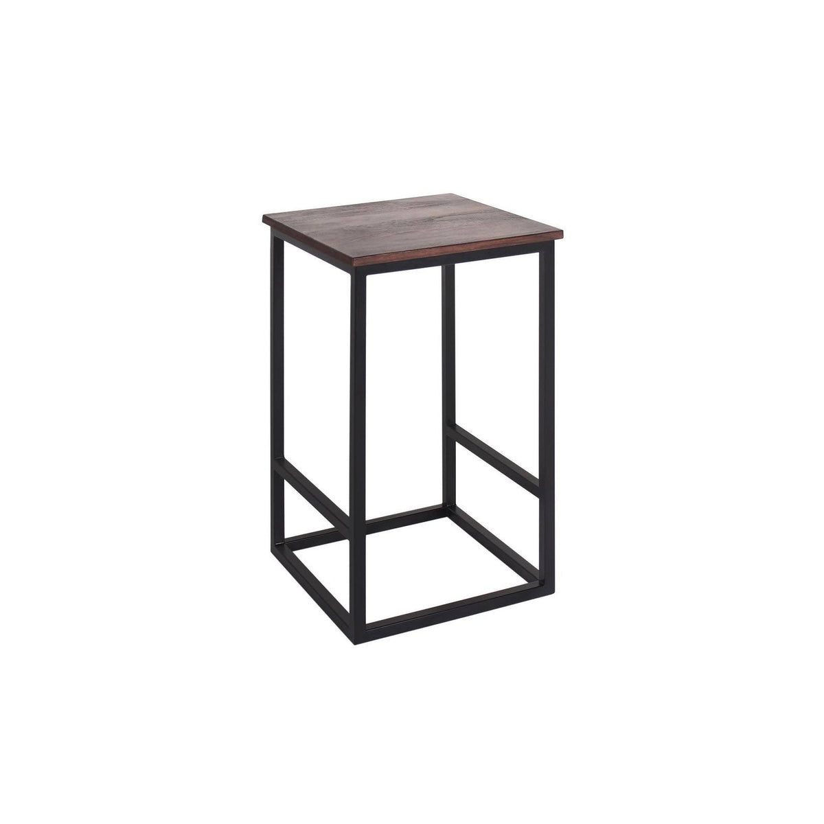 Brown Iron Rosewood Counter Stool C565