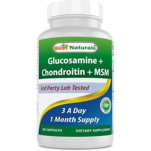 Glucosamine Chondroitin MSM Supplements 2600 mg 90 Capsules J957897