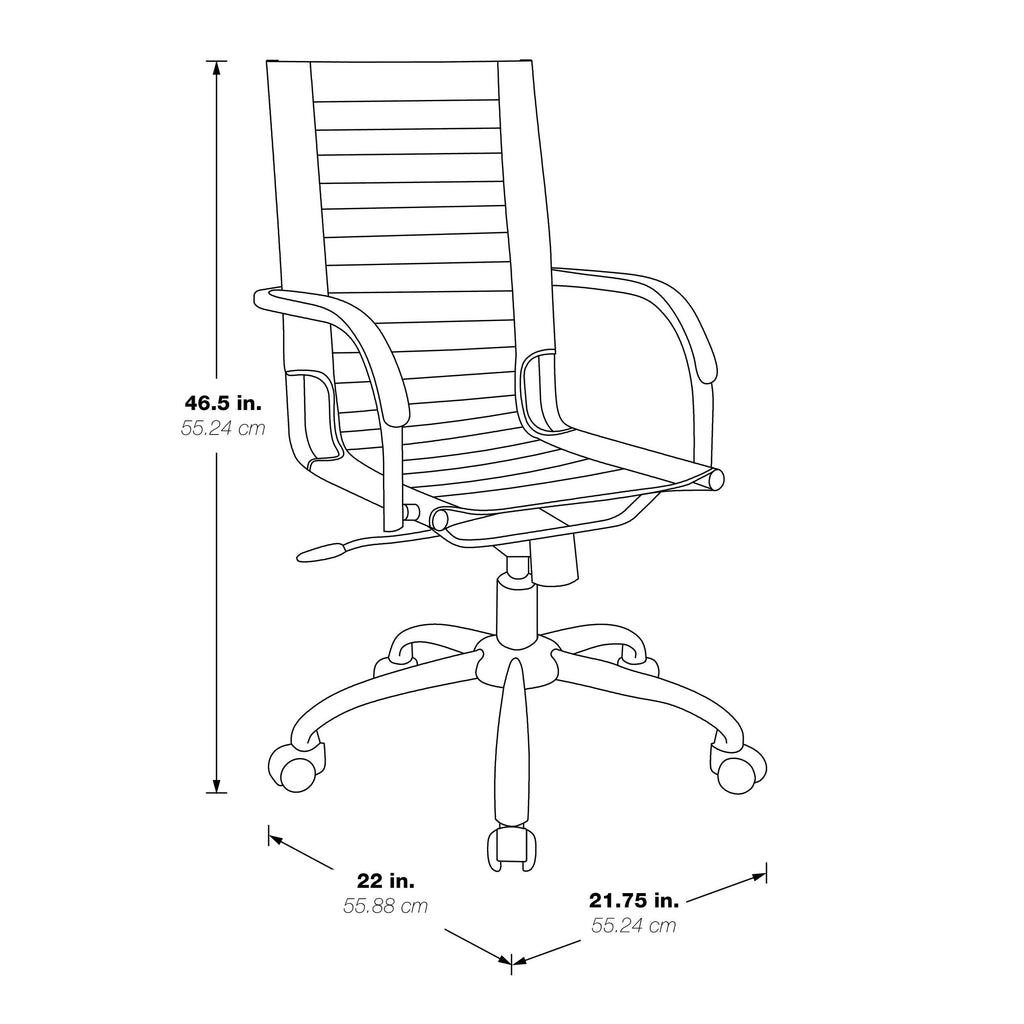 Black High Back Office Chair Y420