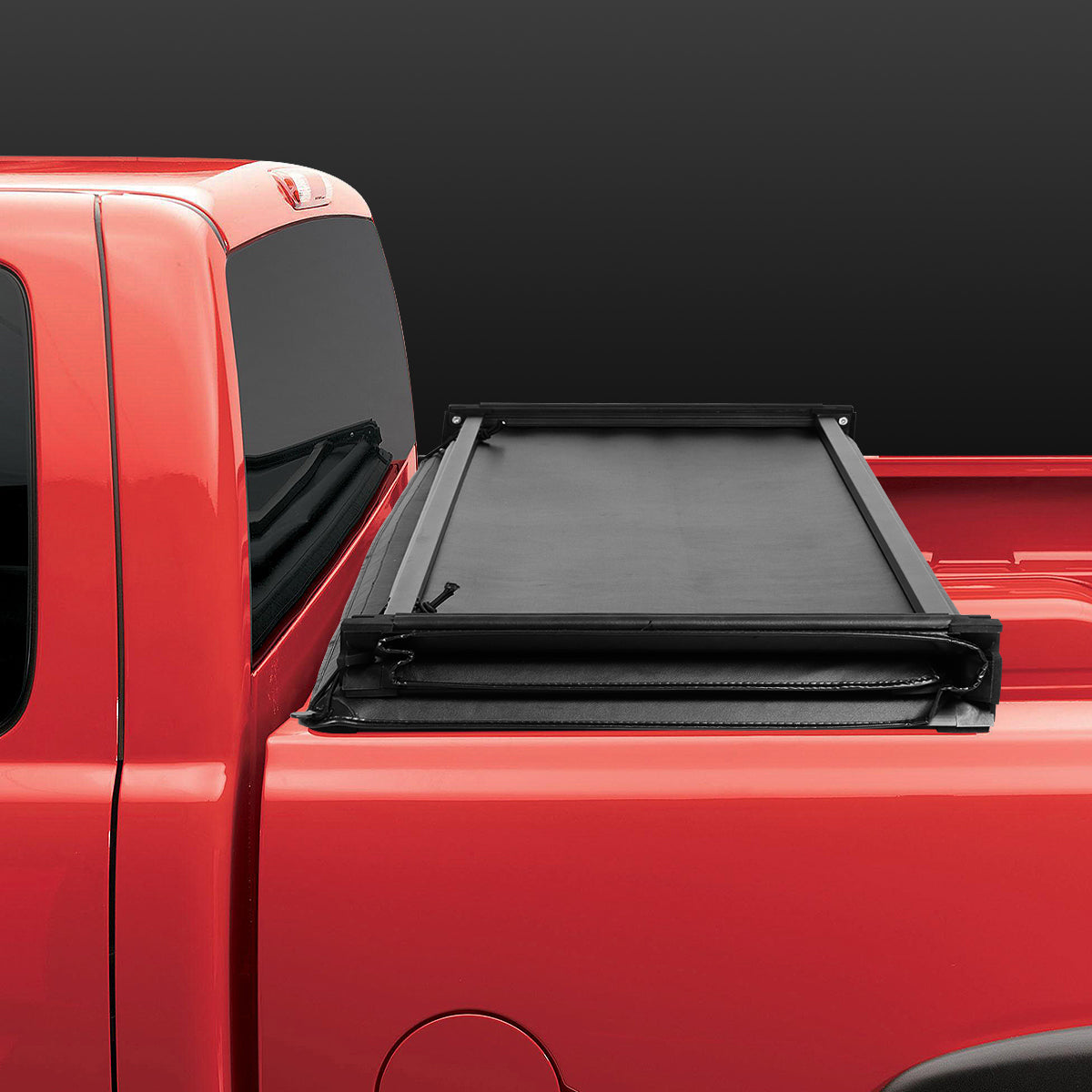 Adjustable Tri-Fold Soft Top Tonneau Cover D744