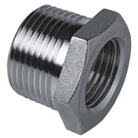 Cast Pipe Fitting Hex Bushing 4x2 x 2x2 NPT Male x Female - Pkg Qty 2 C493105