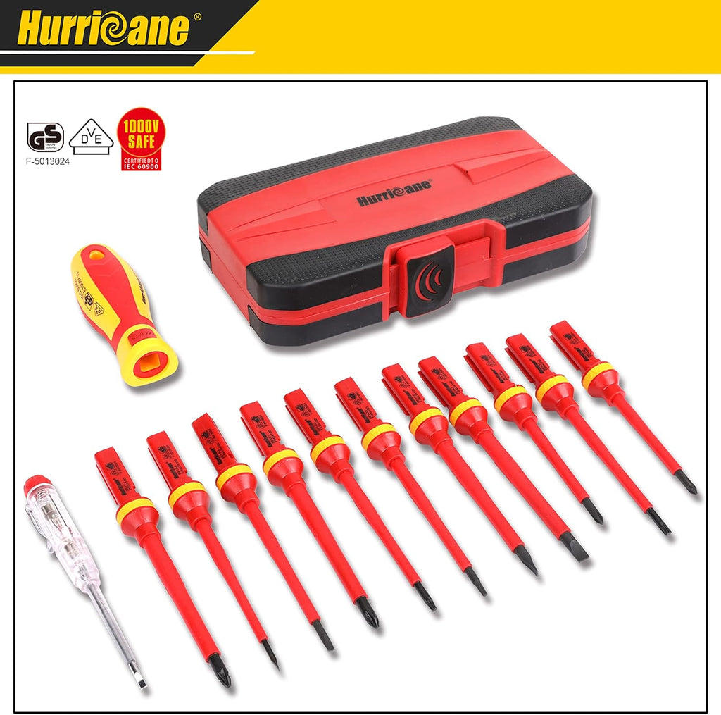 13-Pieces Insulated Electrician Screwdriver Set Q53694