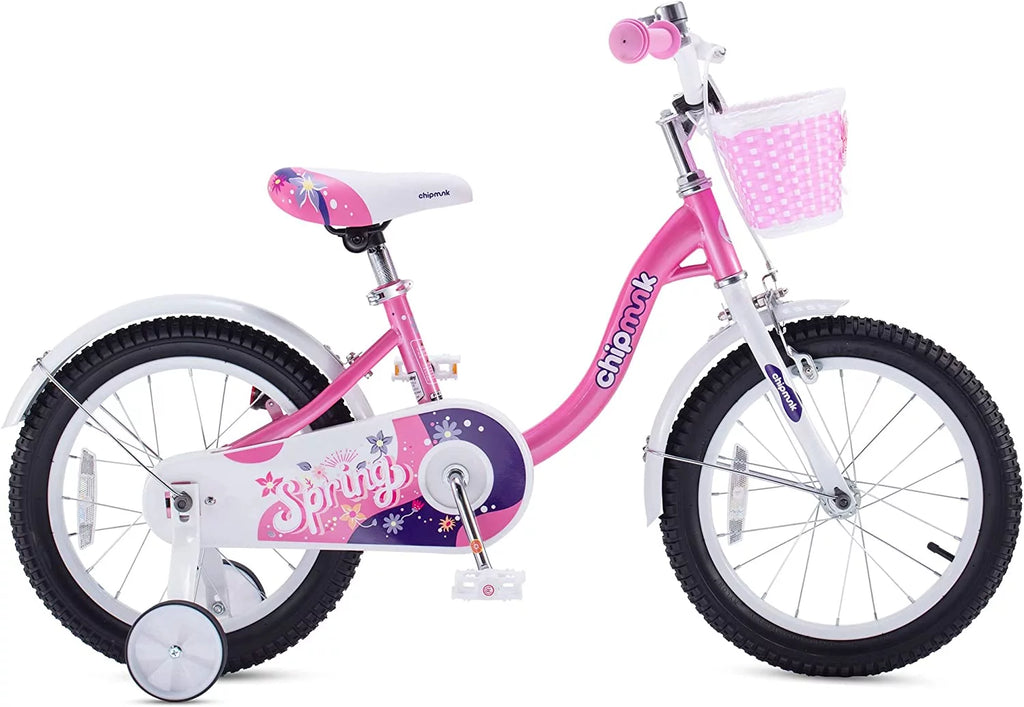 Green 14 Inch Kids Bike with Basket Z3311