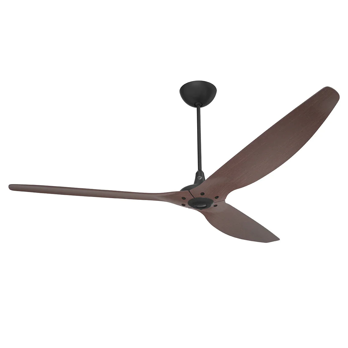 84 Ceiling Fan with Cocoa Bamboo Blades and Black Finish M82210