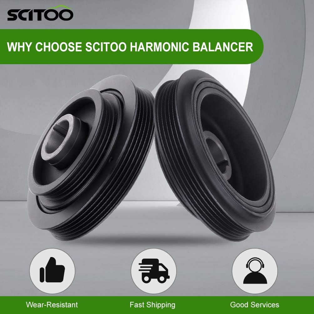 Harmonic Balancer Crankshaft Pulley Pack of 2 L316