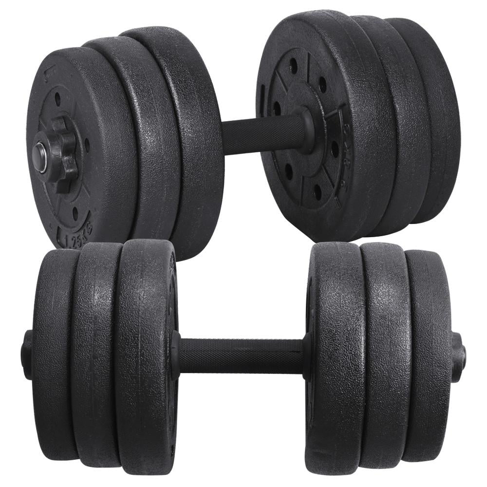 Adjustable Dumbbell Set Black 44 Lb R80710