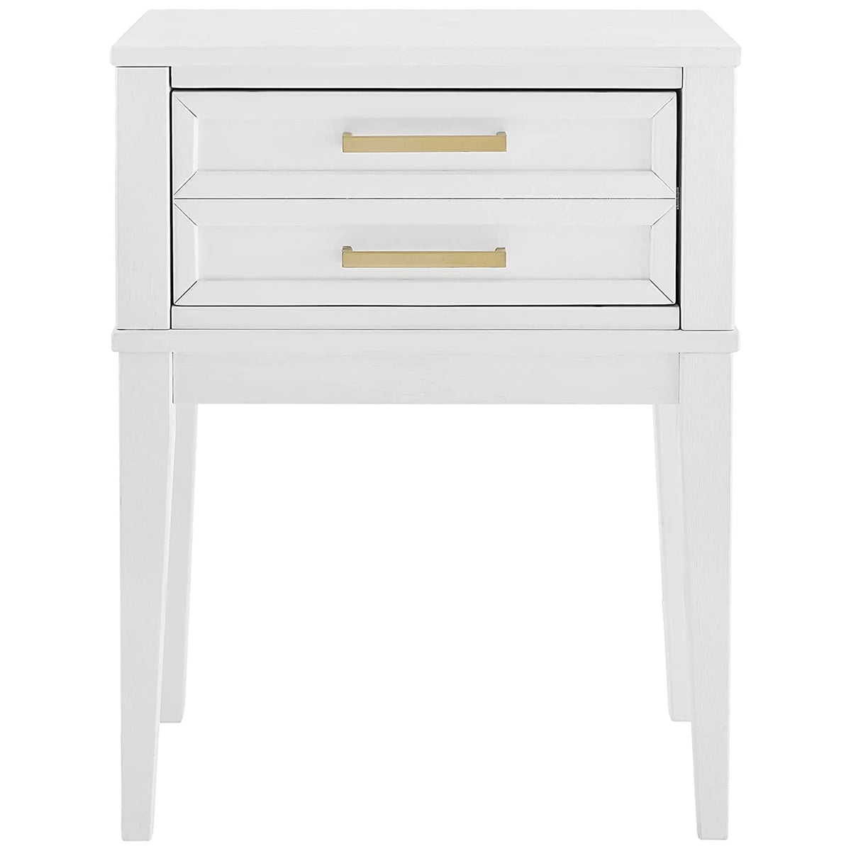 Mid Century Modern 2 Drawer Solid Wood Nightstand E26041