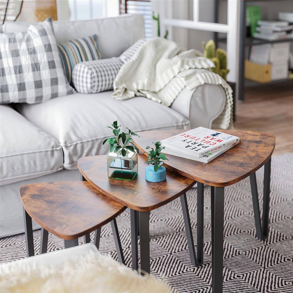 Industrial Nesting Coffee Table, Set of 3 O965057