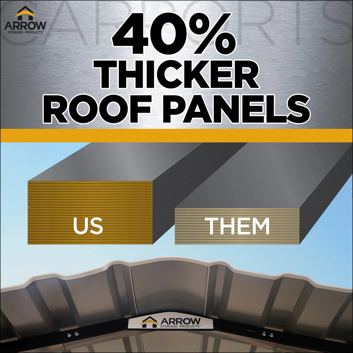 20 ft. x 29 ft. x 9 ft. Charcoal Carport Q1462