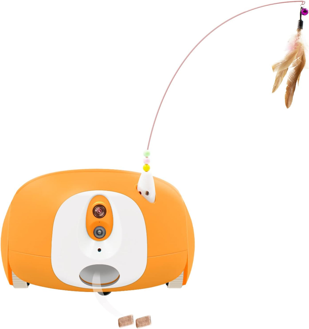 1080P HD Pet Camera Robot with Treat Dispenser A282263