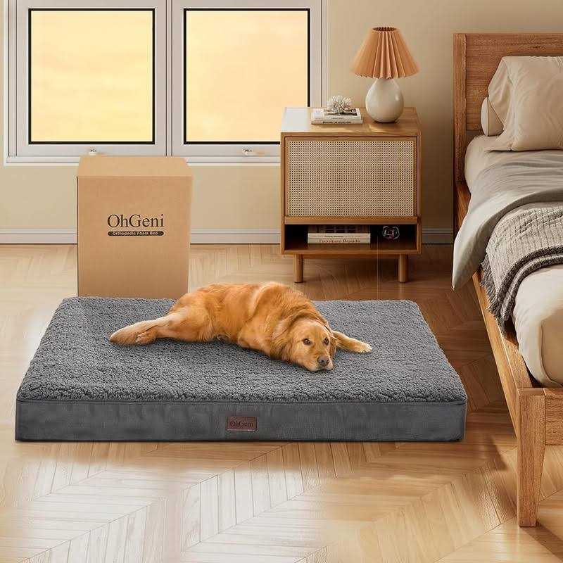 Orthopedic Dog Bed with Egg Foam and Non-Slip Bottom O78833