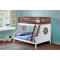 Twin & Full Size Malaysian Hardwood Bunk Bed Q3639