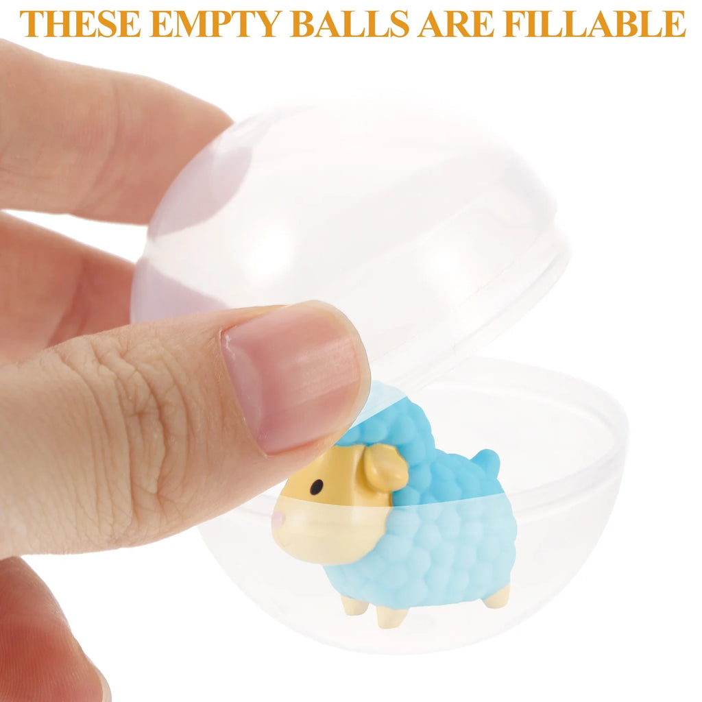 250 pcs Clear Plastic Fillable Balls A500700