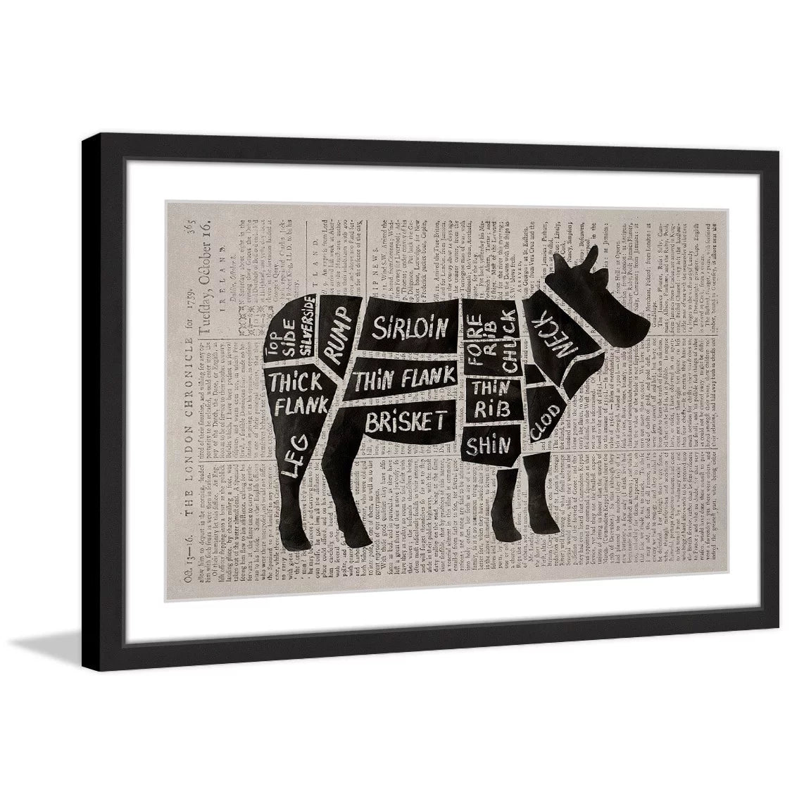 Framed Painting Print W9447