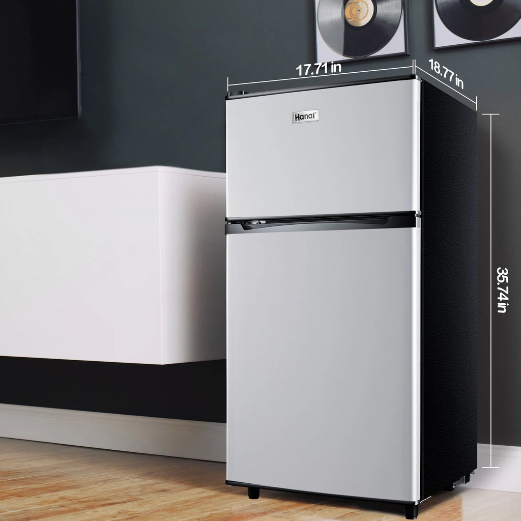 3.5 Cu ft Two Door Mini Fridge E98323