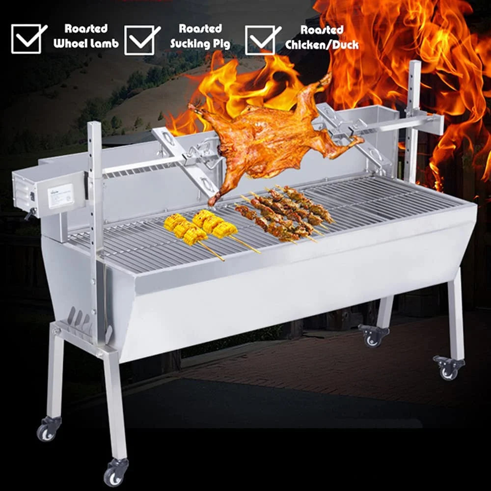 Stainless Steel Electric Rotating Grill E22930