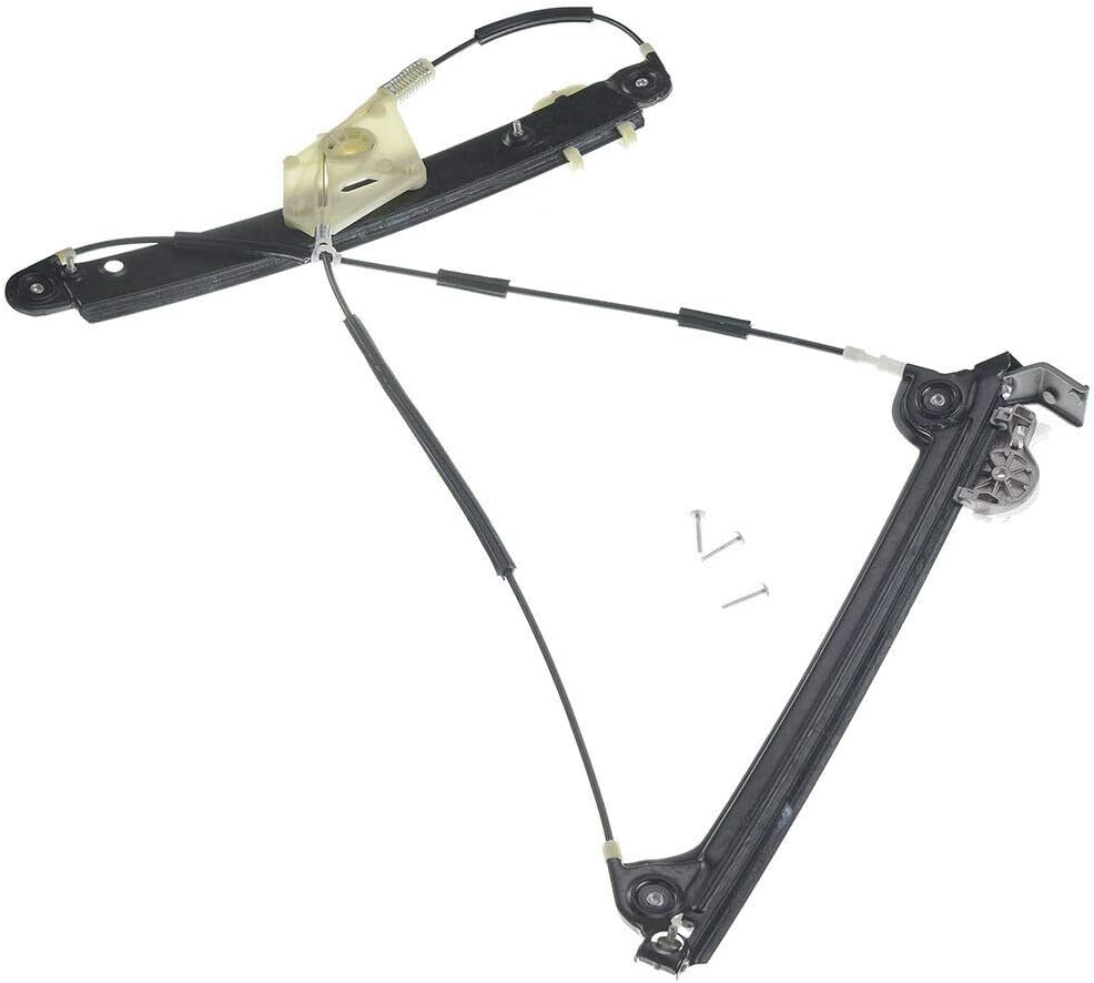 Front Driver Side Power Window Regulator without Motor Compatible with BMW E82 E88 128i 135i 2008-2013 Pack of 2 N310