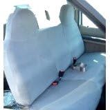 Gray Automotive Twill Truck Bench Seat Covers B6250