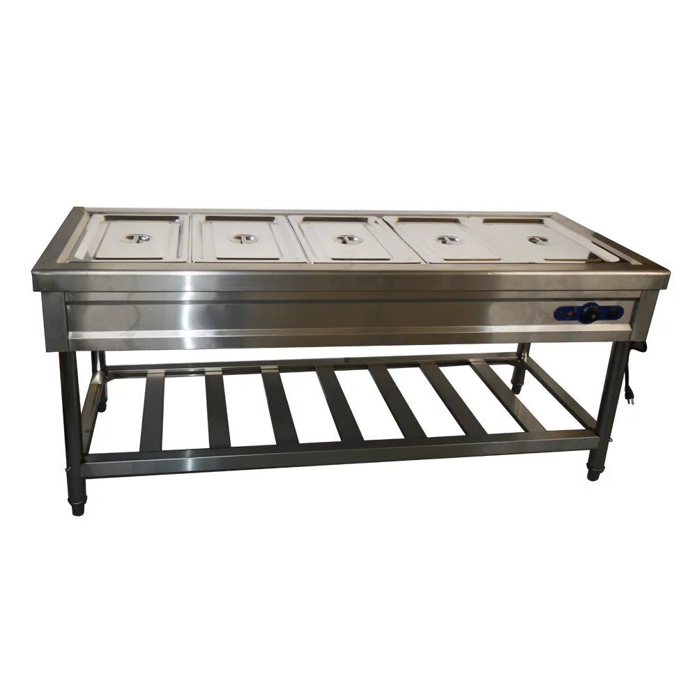 5 Pan Food Warmer Stove with Bracket Q543284