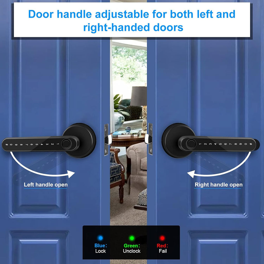 Smart Lever Door Lock with Handle X14709