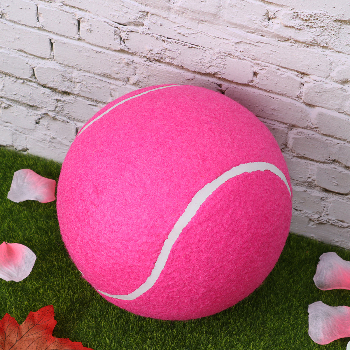 20cm Inflatable Flannel Ball for Children Outdoor Sports (Pink) E518