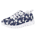 Sneakers for Girls Cartoon Alpaca Print Low Top Lace Up Size 12 M637055