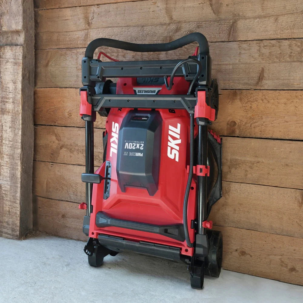 20V Brushless Lawn Mower Kit with Two 4.0 Ah Battery and Dual Port Charger V9260