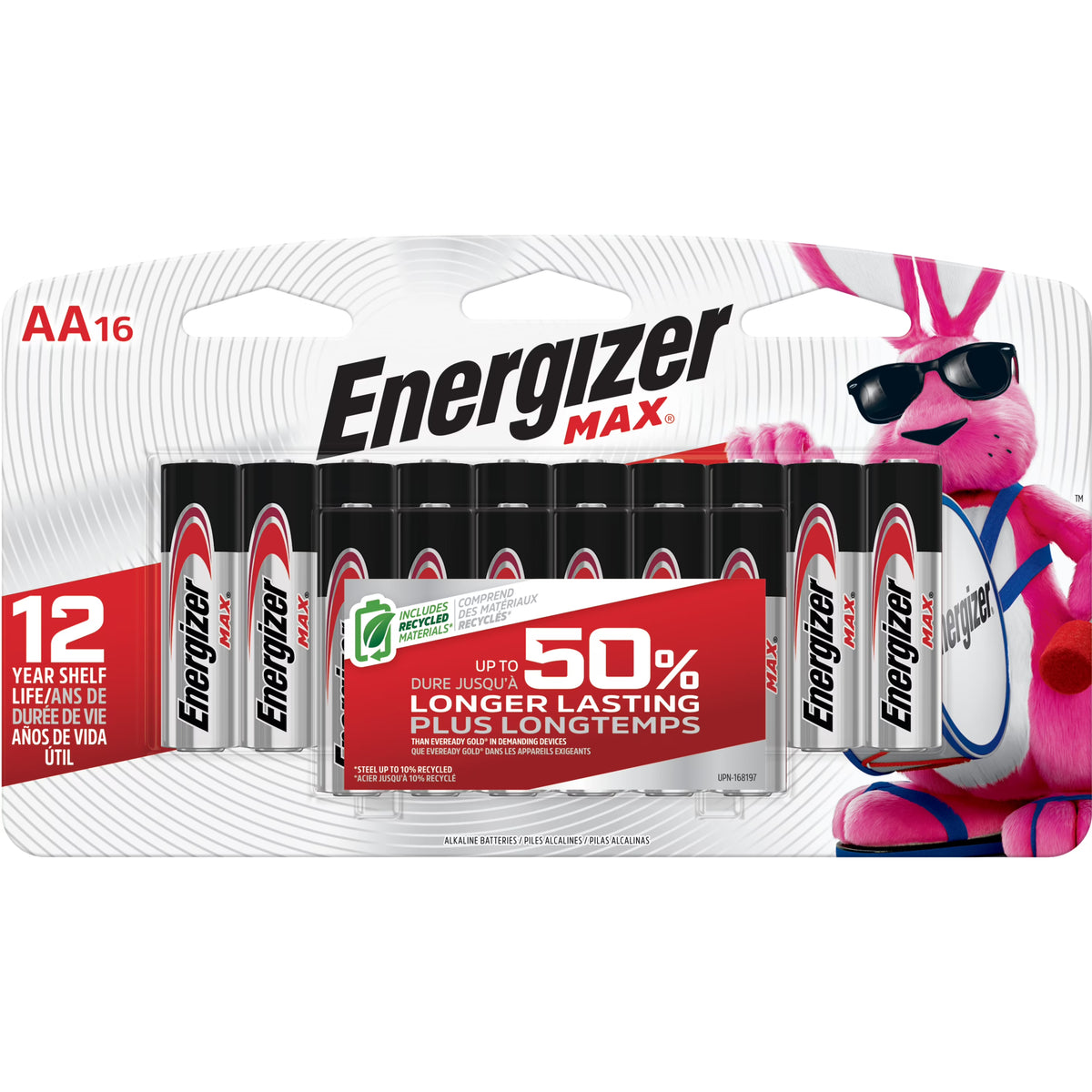AA Alkaline Batteries (16 Pack) Y536
