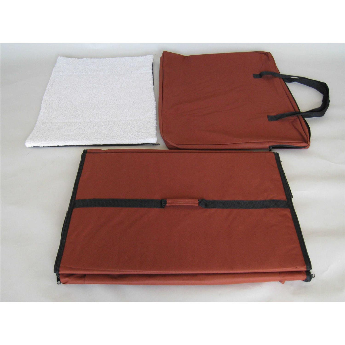 Brown 18 in. Soft Dog Crate C729