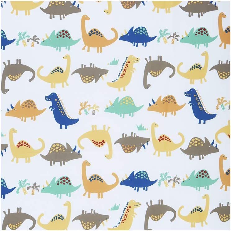 4-Piece Blue Dinosaur Toddler Bedding Set F12673